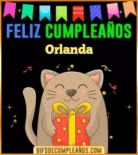 GIF Feliz Cumpleaños Orlanda